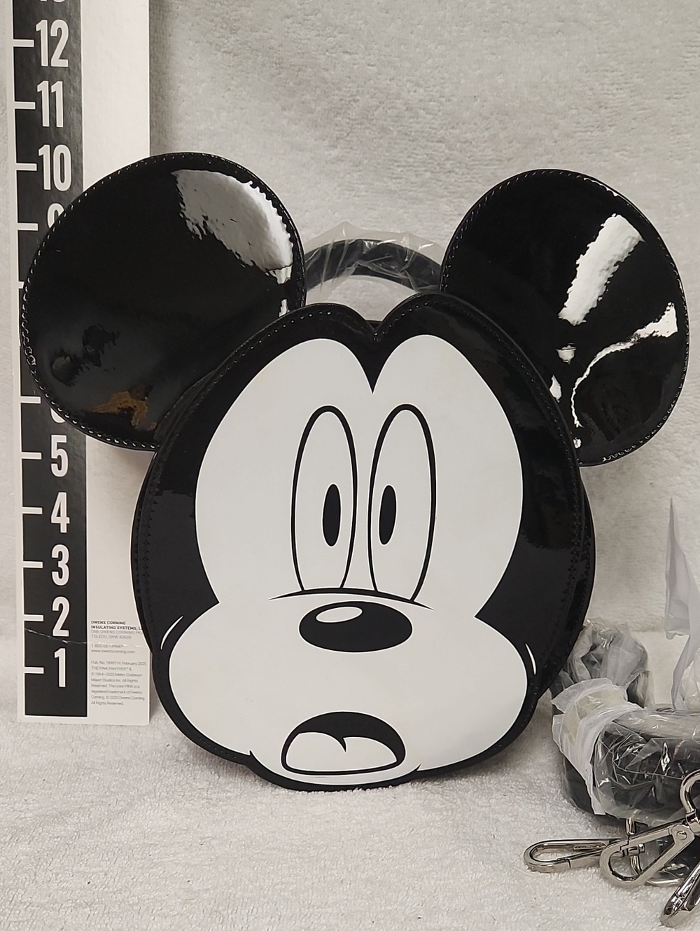 Loungefly Mickey Mouse Cartoon Face Crossbody Convertable Backpack Bag